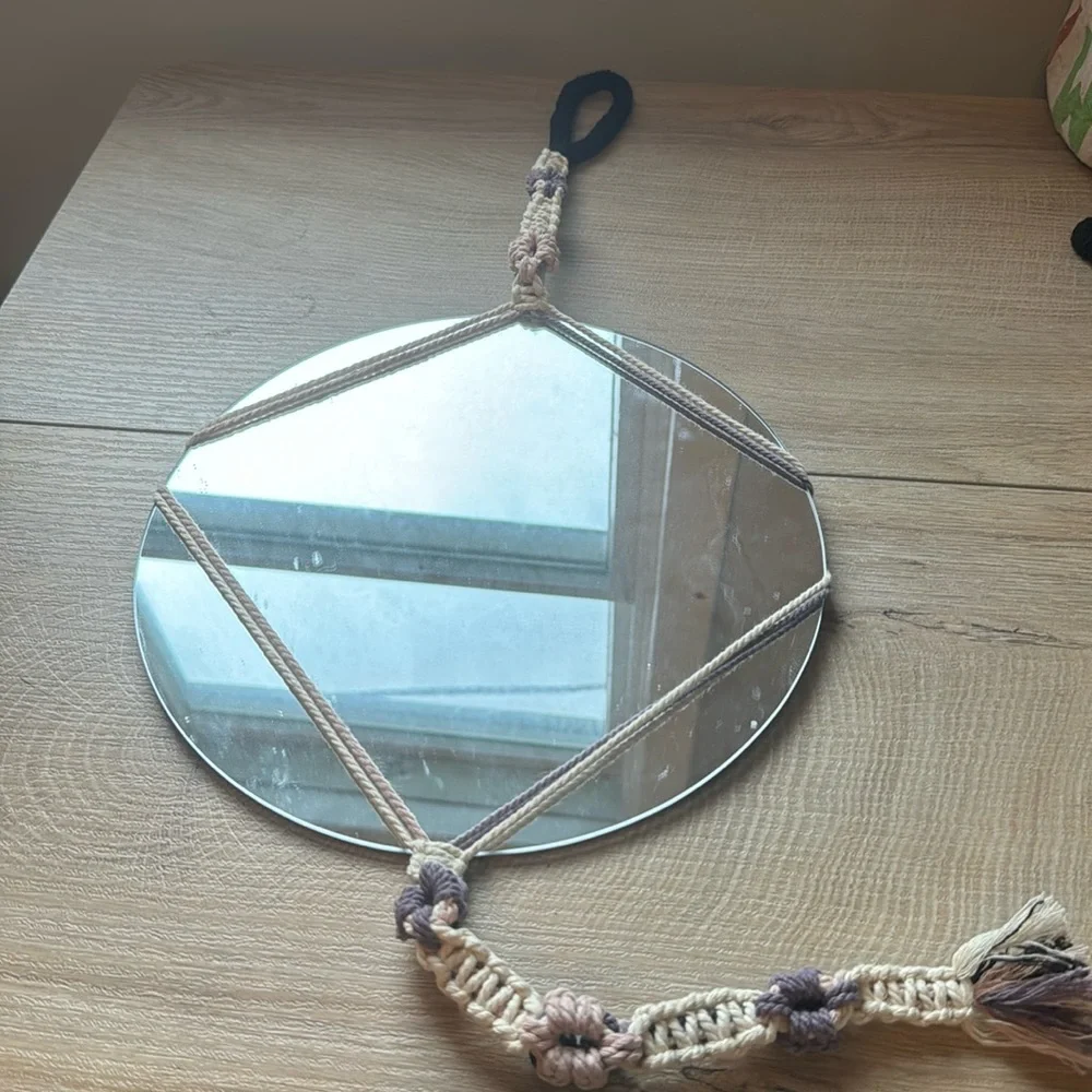 Macrame Wall Mirror